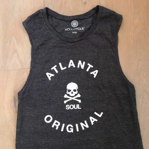 Soulcycle, Atlanta soul original, muscle tank, L